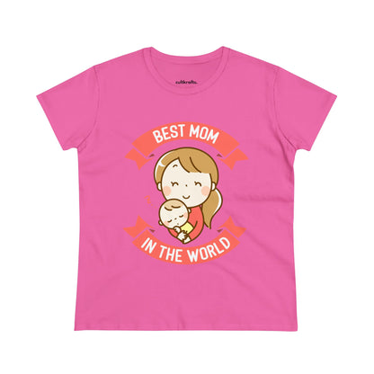 Best mom in the world | Cotton Tee