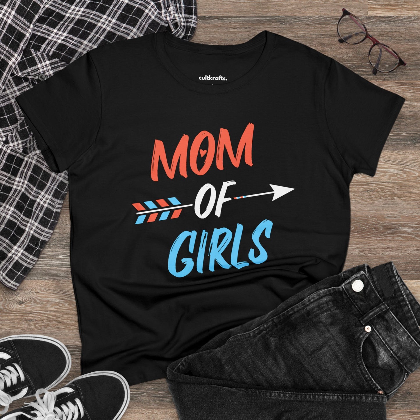 Mom of Girls | Cotton Tee