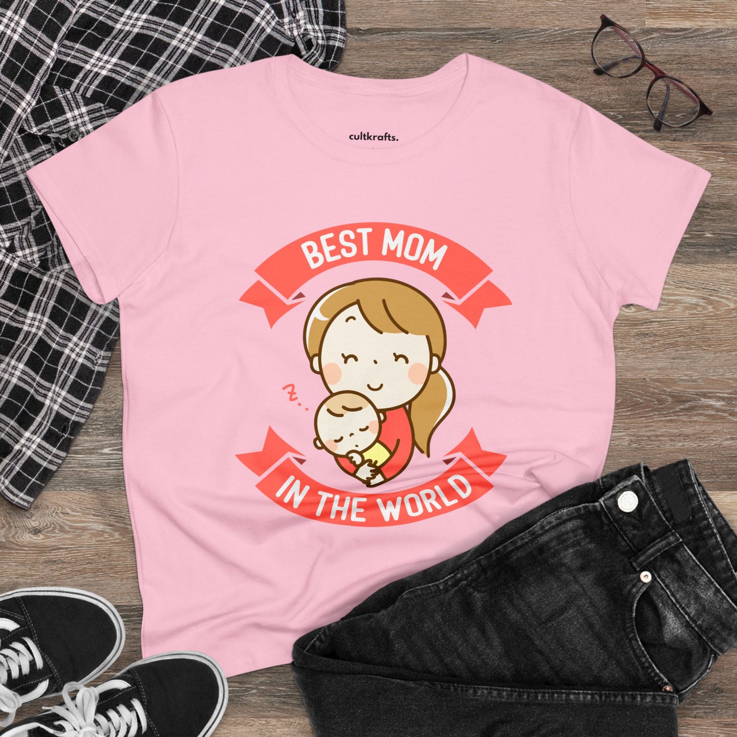 Best mom in the world | Cotton Tee