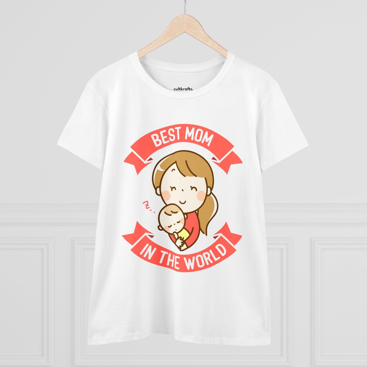 Best mom in the world | Cotton Tee