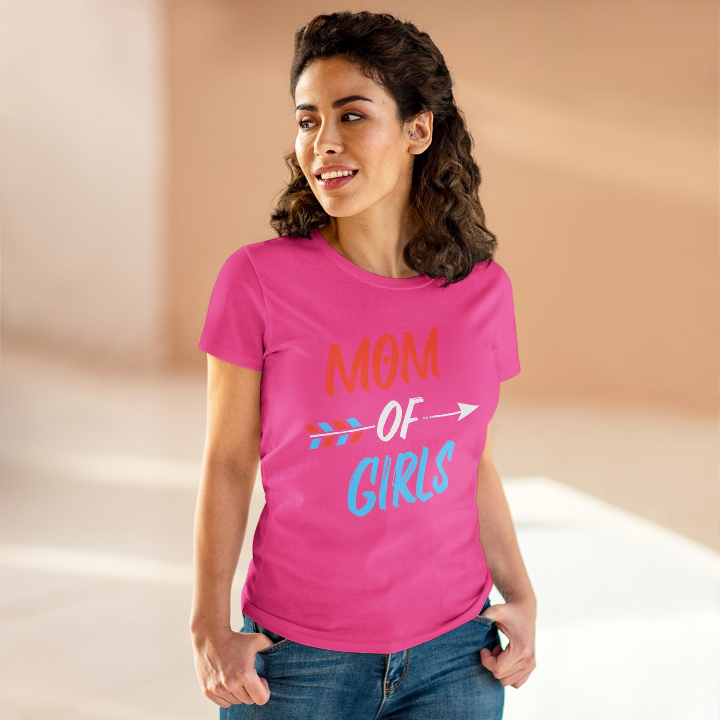 Mom of Girls | Cotton Tee