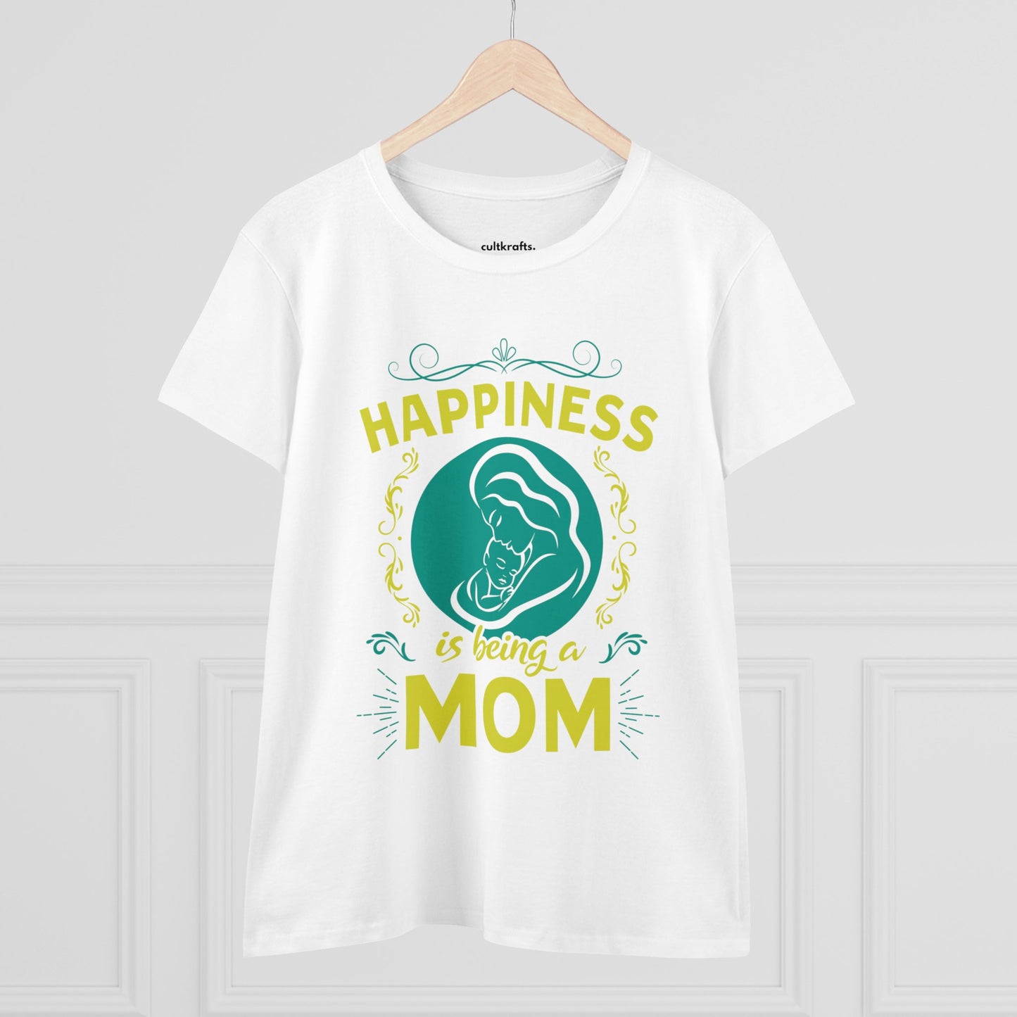 Happiness is being a mom | Cotton Tee