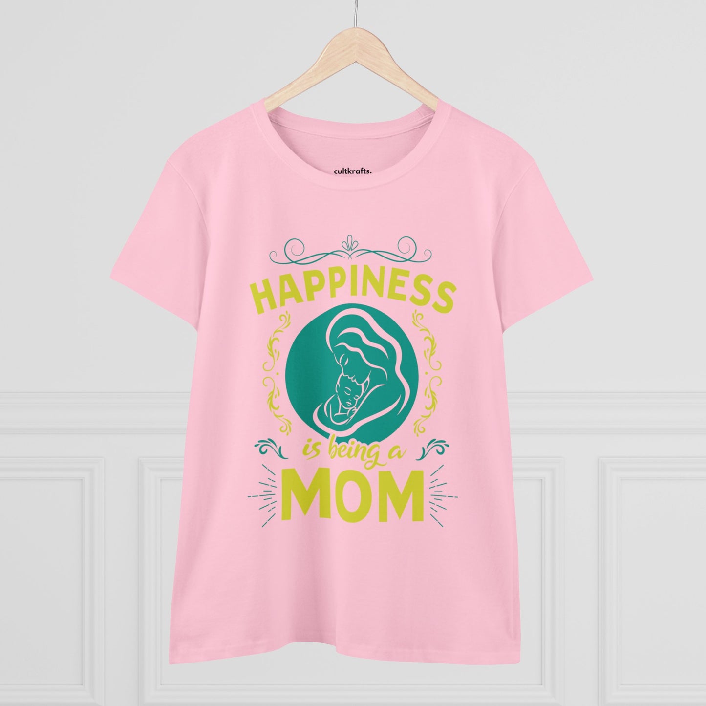 Happiness is being a mom | Cotton Tee