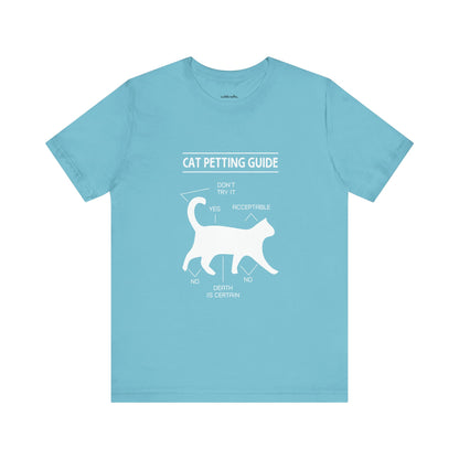 Cat petting guide |  Short Sleeve Tee