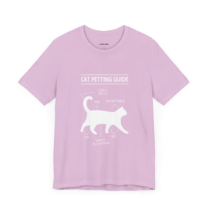 Cat petting guide |  Short Sleeve Tee