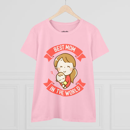 Best mom in the world | Cotton Tee