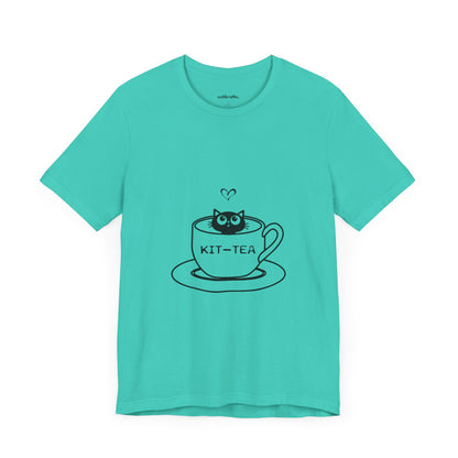 Kit-tea? | Unisex Jersey Short Sleeve Tee