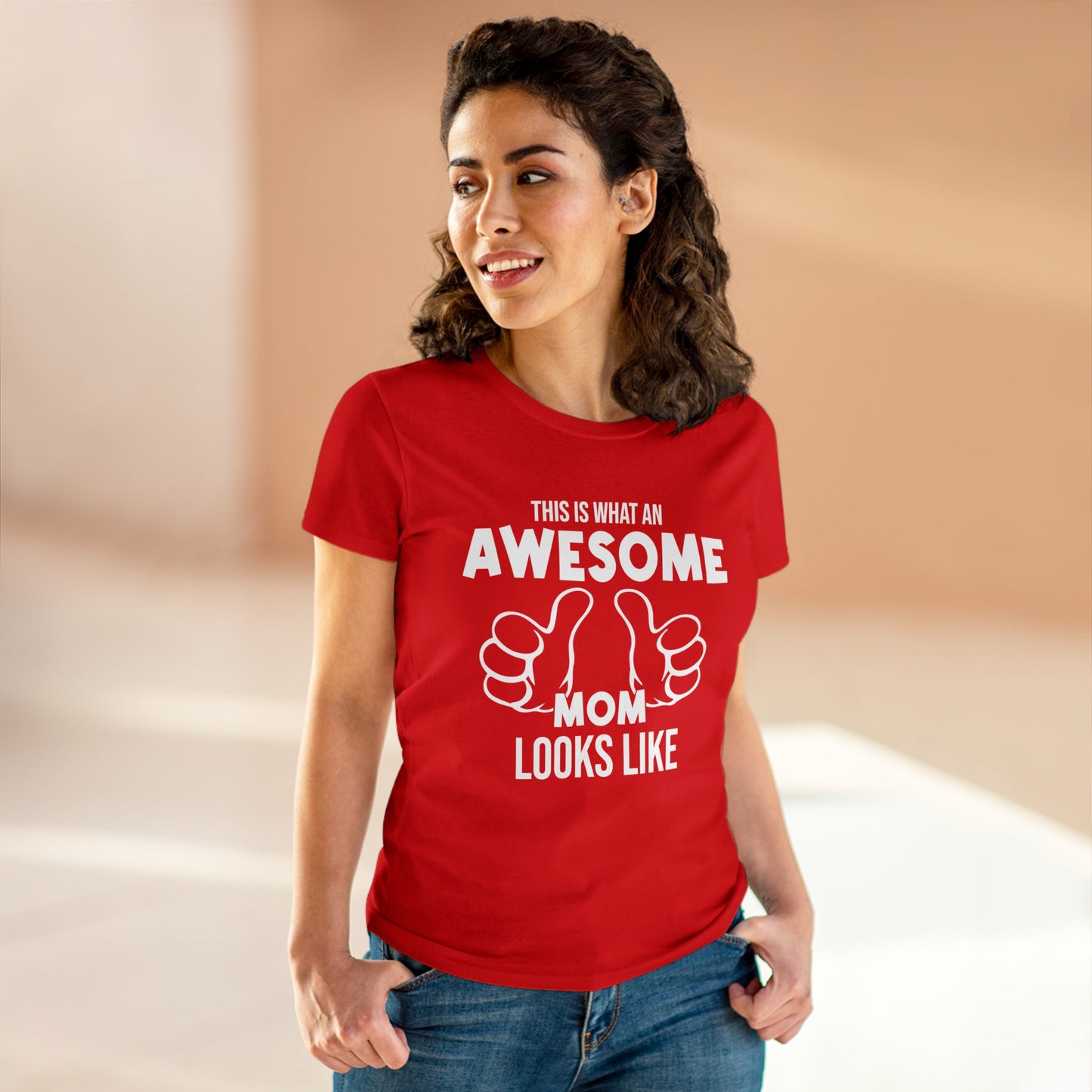 Awesome mom | Cotton Tee