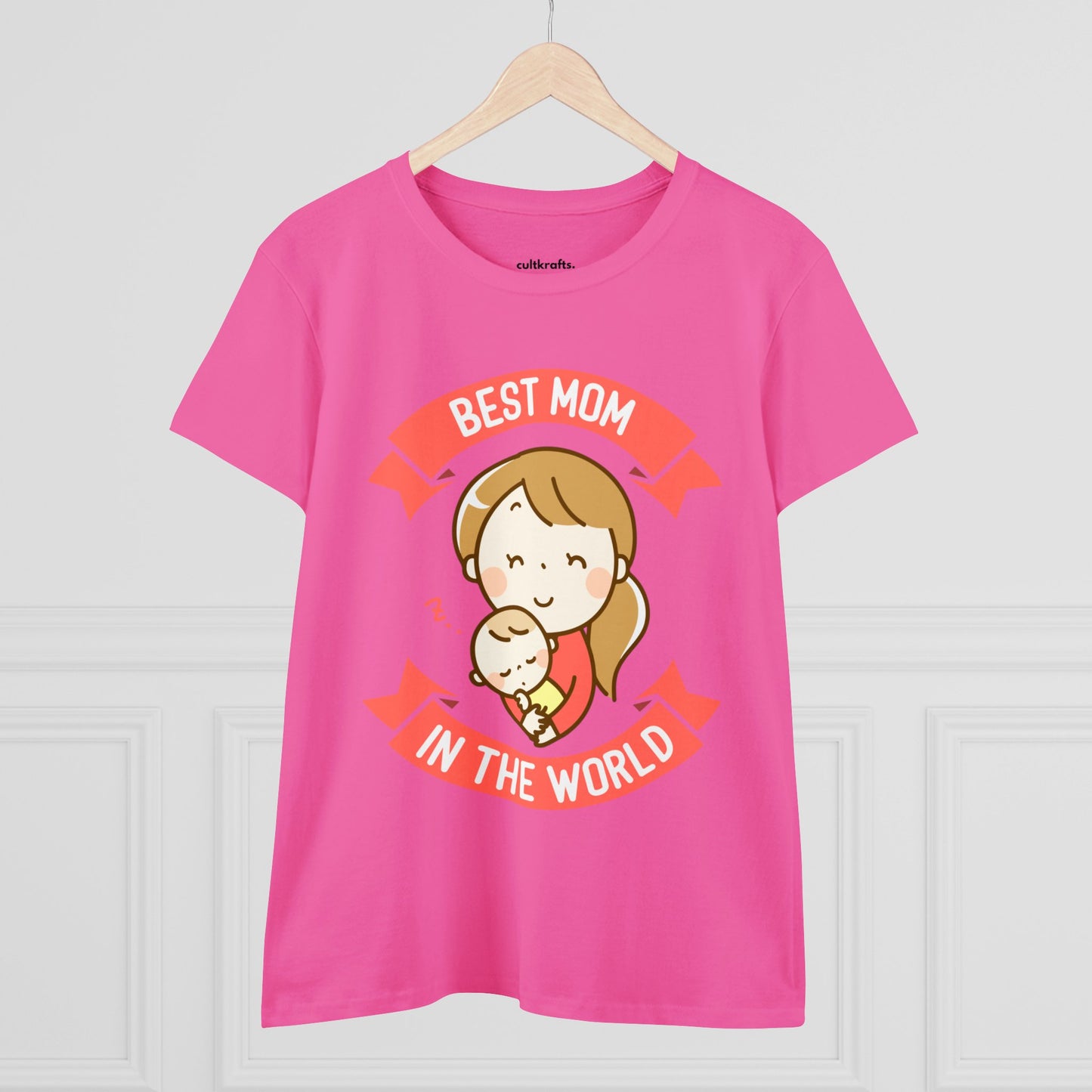 Best mom in the world | Cotton Tee