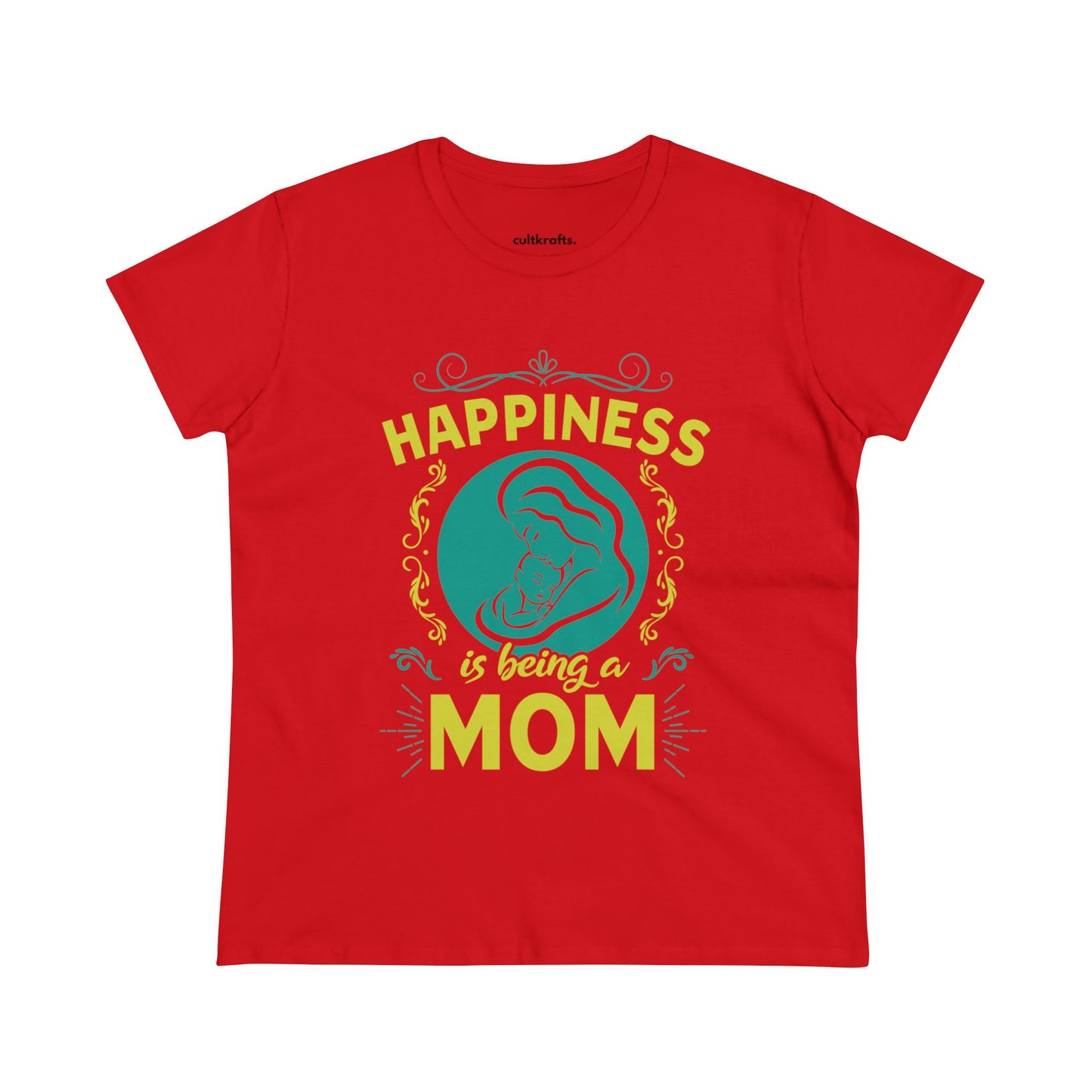 Happiness is being a mom | Cotton Tee