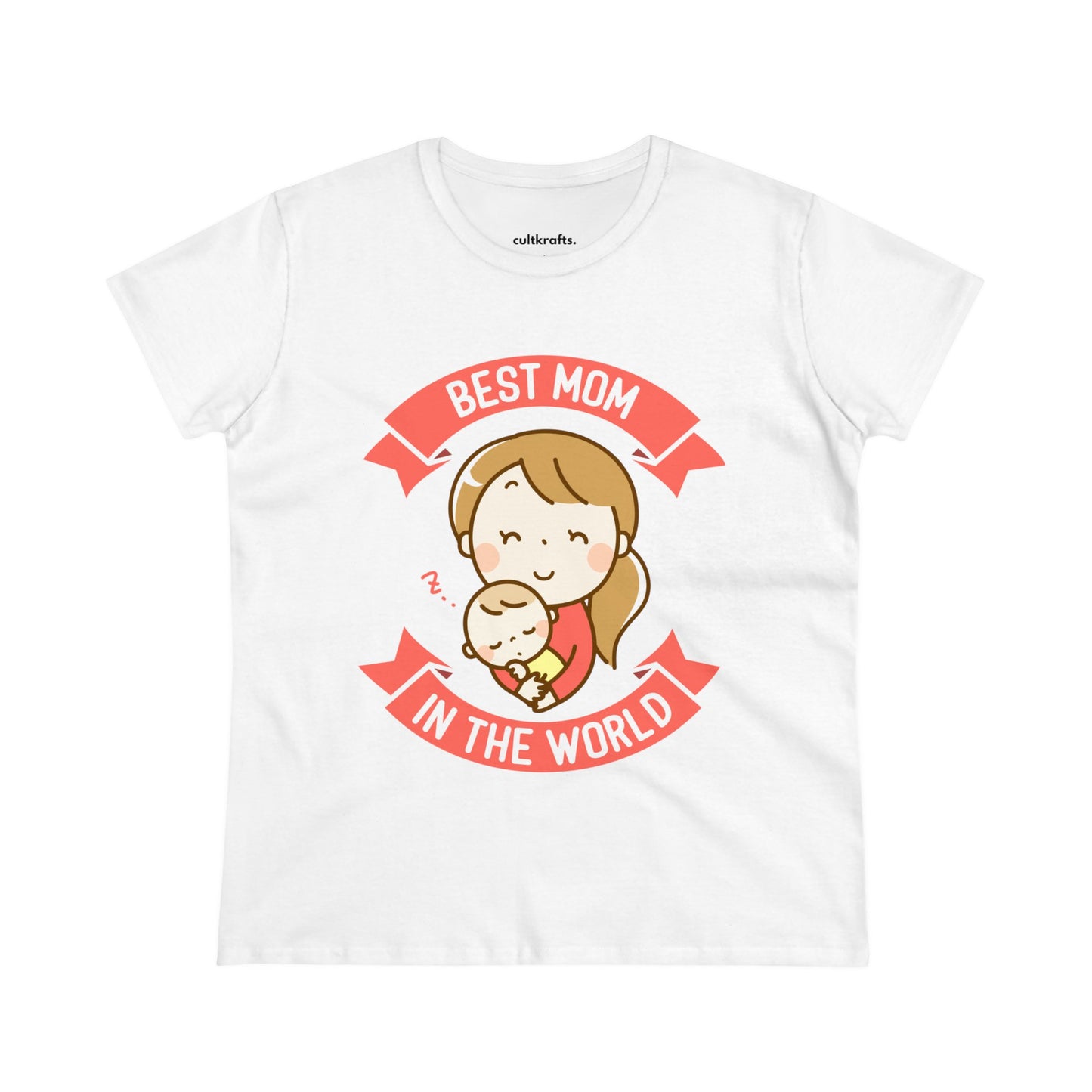 Best mom in the world | Cotton Tee