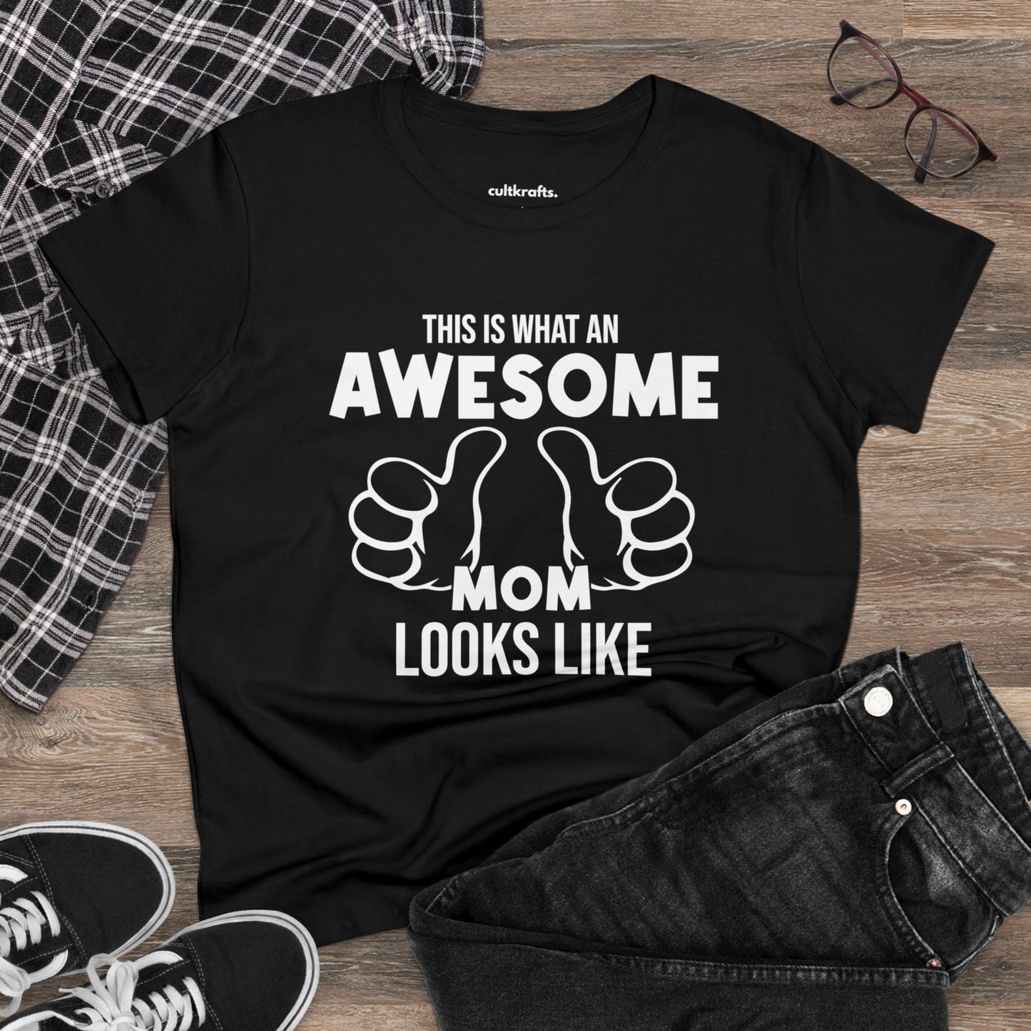 Awesome mom | Cotton Tee