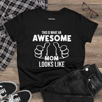 Awesome mom | Cotton Tee