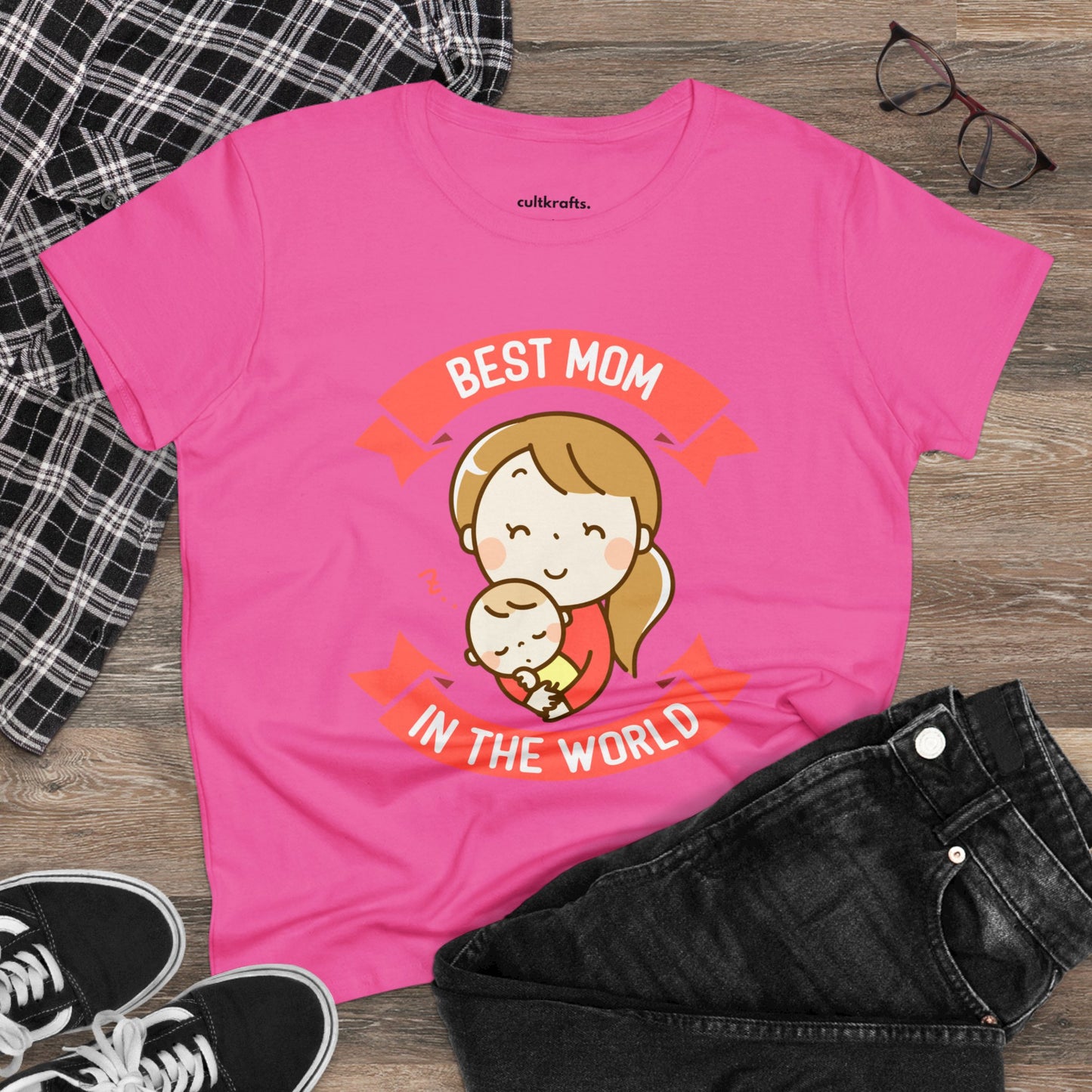 Best mom in the world | Cotton Tee