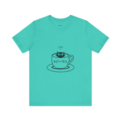 Kit-tea? | Unisex Jersey Short Sleeve Tee