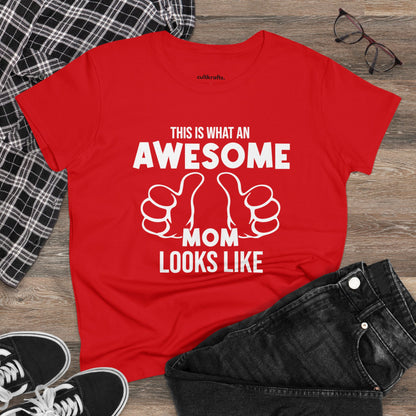 Awesome mom | Cotton Tee