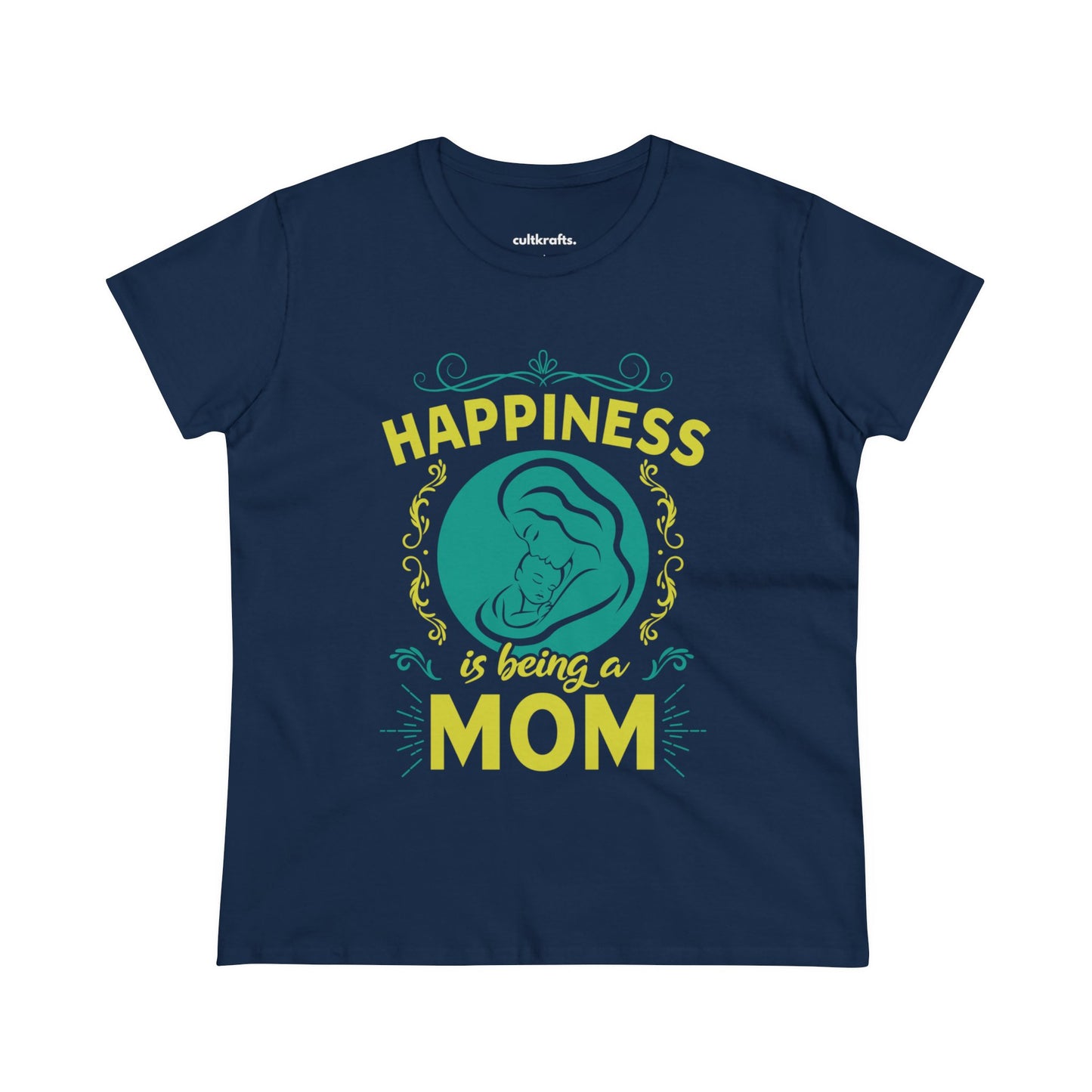 Happiness is being a mom | Cotton Tee