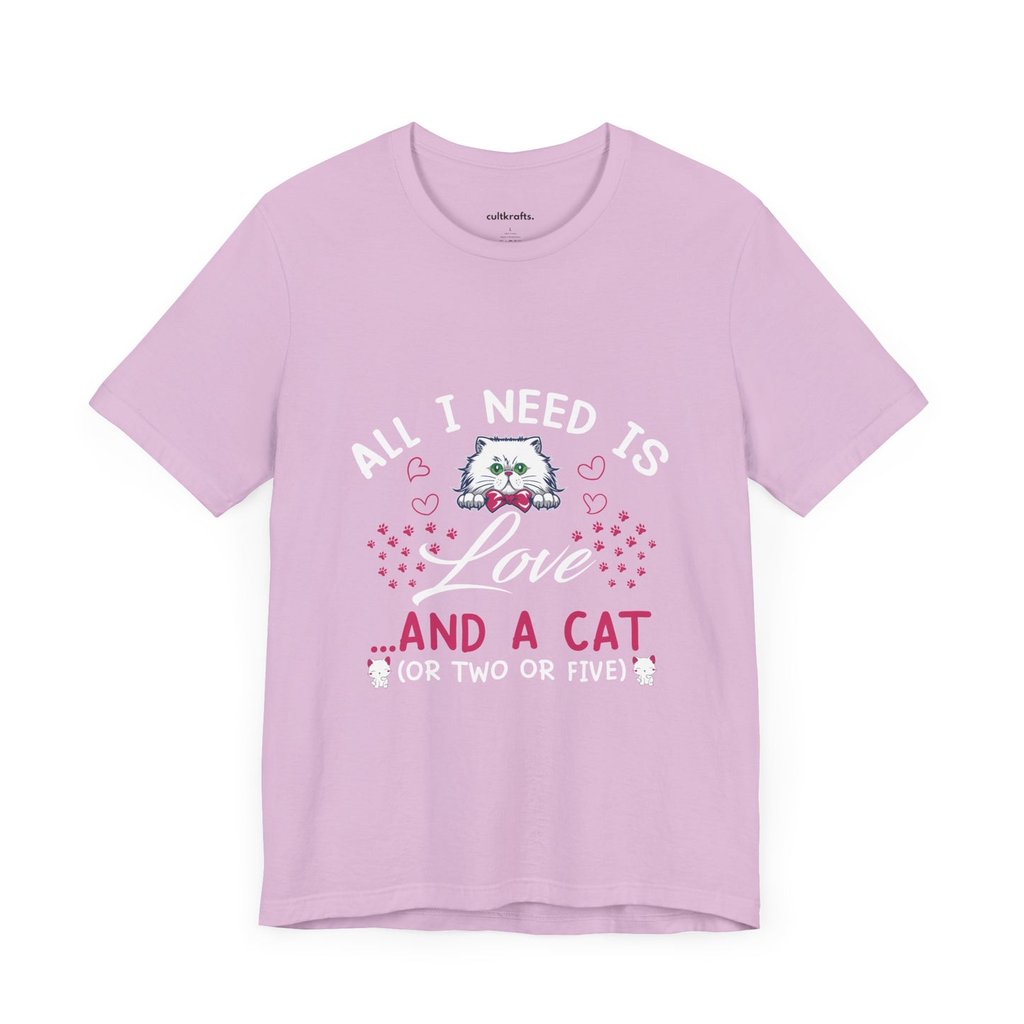 All I need is a cat | Unisex Jersey Short Sleeve Tee