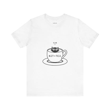 Kit-tea? | Unisex Jersey Short Sleeve Tee