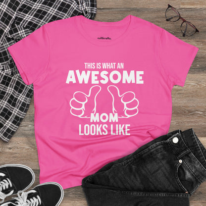 Awesome mom | Cotton Tee