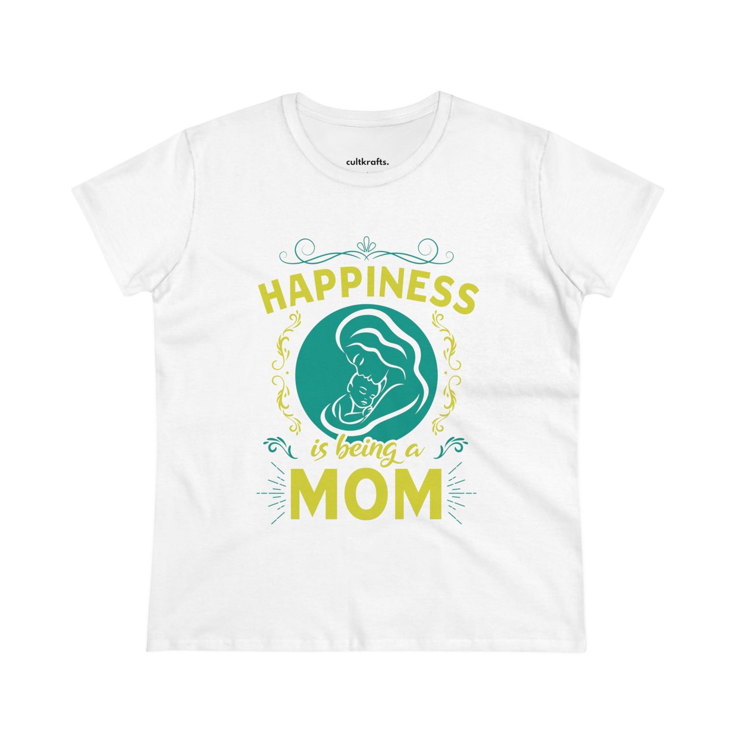 Happiness is being a mom | Cotton Tee