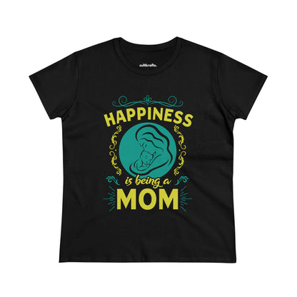 Happiness is being a mom | Cotton Tee