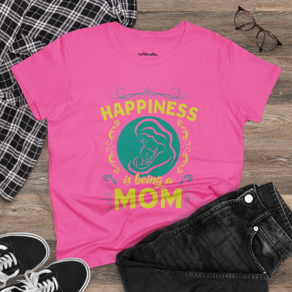 Happiness is being a mom | Cotton Tee